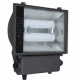 Induction flood light fixture with 80 watt rating.